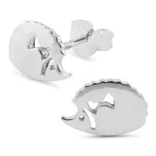 Igel Ohrringe aus 925 Silber