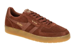 Gola CMB571LU Herren Sneaker rot rust/gum Veloursleder Synthetik Fu?bett