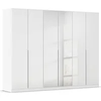 OTTO home Drehtürenschrank Kleiderschrank Kleiderschränke Schrank Garderobe AGORDO mit Glasfront (in zwei Griff-Farben, Breiten 91-405 cm) durchdachte Innenausstattung, in 8 Breiten und 2 Höhen MADE IN GERMANY