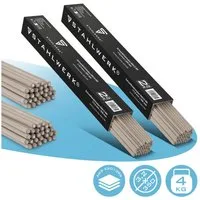 STAHLWERK Stabelektroden 2 x AWS E6013RR rutilumhüllt 3,2 x 350 mm 2 kg, (Packung), zähflüssiges Schmelzbad und gute Beherrschbarkeit