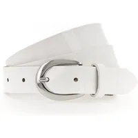 Tamaris Ledergürtel "Carolin Silver" weiches Lack-Rindleder mit hochglänzendem Finish