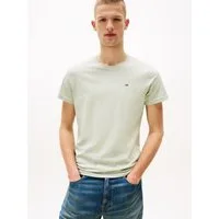 Tommy Jeans T-Shirt TJM ESSENTIAL SOLID mit Rundhalsausschnitt und dezenter Logo-Flag