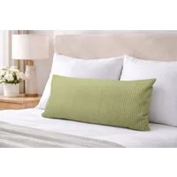 Amilian Kissenbezüge Kissenbezug 40x80 cm - Kopfkissenbezug Sofakissenbezug Kissenhülle, Cord-Optik, weich, Hotelverschluss ohne Reißverschluss