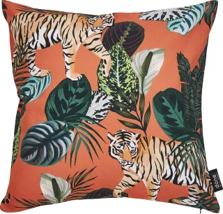 done. Dekokissen "Panama Print Tiger" Beidseitig bedruckte Kissenhüle ohne Füllung, 1 Stück