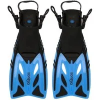 aQuos Flosse Aquos Junior Kinder Flossen blau Pelican Taucherflossen, mitwachsend, verstellbares Fersenband