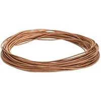 vidaXL Lederband Leder Schnur Braun Ø2 mm x 50 m Leder (1-tlg)