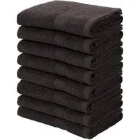 OTTO home Handtücher Juna, als Set und Serie erhältlich, 8 Handtücher, 50x100cm, Walkfrottier (8-St), 8-tlg. Handtuch-Set, 100% Baumwolle, mit Bordüre, Uni-Farben, weich
