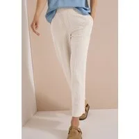 CECIL 7/8-Hose mit gestreiftem Seersucker-Look