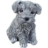 Stone and Style Gartenfigur Frostfeste Steinfigur Hund Schnauzer
