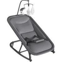 GarveeMore Babywippe 2 in 1 faltbar,3-fach verstellbar,kein Aufbau erforderlich, tragbar, leicht, leise, geeignet für Neugeborene