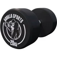 GORILLA SPORTS Kompakthantel Kurzhantel Gummi 2,5 - 40 kg