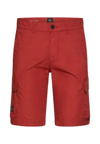 camel active - Cargoshorts aus reiner Baumwolle sienna red