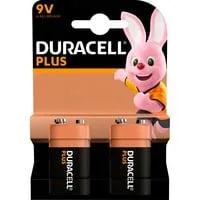 Plus, Batterie 2 Stück, E-Block (9-Volt-Block)