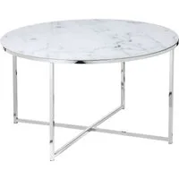 SalesFever Couchtisch Caorle Coffeetable im eleganten Stil, Elegantes Design mit Marmoroptik-Tischplatte