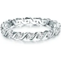 Trilani Silberring silber, mit Zirkonia