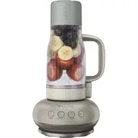 NINJA Zerkleinerer BlendBoss To-Go-Becher-Mixer - stone/mint DB351EUST, 1100 W, Auto-iQ-Technologie, Zerkleinert alles eiskalt- sogar tiefgefrorenes