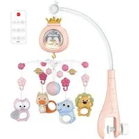 Insma Mobile Baby Mobile Pinguin-Projektionsmobile für Kinderbett Krippe, (mit Licht, Musik, Projektor und Fernbedienung), Geschenkbox-Verpackung