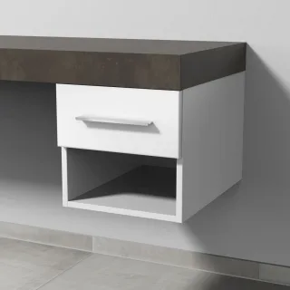 Sanipa Anbau-/Solitärschrank 2morrow (G2350) 340x350x520 Weiß-Glanz, G235078 G235078