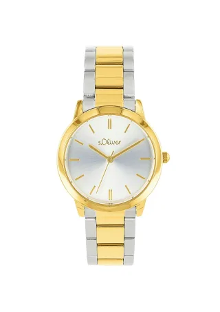 s.Oliver - Uhr gold/silber - Gr. - 19