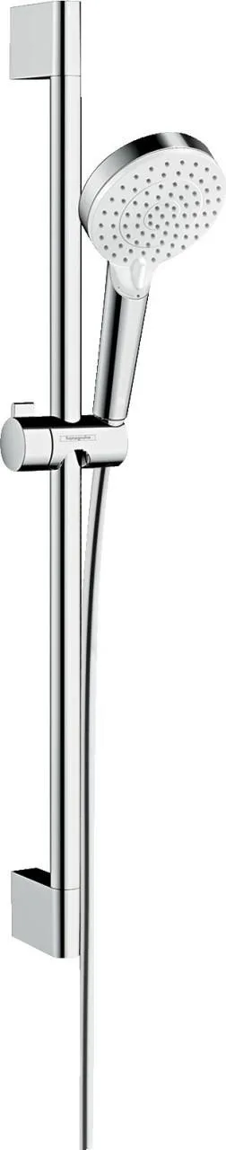 Hansgrohe Brausenset Crometta Vario EcoSmart 6 l/min/Unica 650mm weiss/chrom, 26555400 26555400