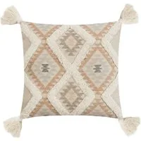 Magma Heimtex Kissenhülle BENISHA, Beige, Rauten, Baumwolle, 45 x 45 cm, (1 Stück)