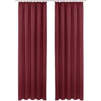 OTTO home Vorhang SOLA (1 St), Kräuselband, verdunkelnd, Polyester, Breite:130 cm, 1 Schal, einfarbig, Verdunkelung