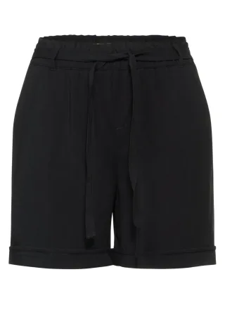 Street One - Paperbag Shorts black - Gr. - 34