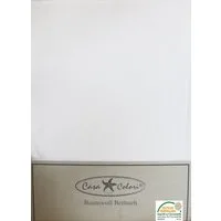 KH-Haushaltshandel Bettlaken klassisches Haustuch, Betttuch, Bettlaken, OHNE Spanngummi, weiß, Baumwoll-Cretonne, Gummizug: nein, (1 Stück), 150x250cm, robustes Baumwoll Cretonne Gewebe