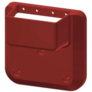 KWC Aquarotter Wandhalter, F5, Signalrot, für Höhenverstellung, 2030061622, 2030061622 2030061622