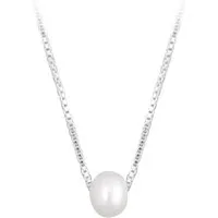 ALEXANDER YORK Kette mit Anhänger SÜSSWASSERPERLE, 925 Sterling Silber