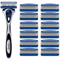 Wilkinson Rasierklingen Wilkinson Hydro 5 Skin Protection Regular Rasierer + 12 Ersatzklingen