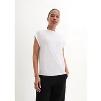 bonprix T-Shirt lässige Passform, Kurzarm, unifarben, aus Viskose