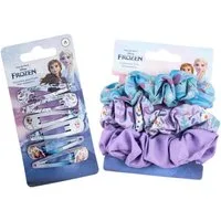 Frozen Diadem Anna und Elsa Haargummi Haarspange Scrunchie Set (Eiskönigin)