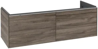 Villeroy & Boch Subway 3.0 Waschbeckenunterschrank, mit Beleuchtung, 2 Auszüge, 1272 x 432 x 462 mm, C601L0RK