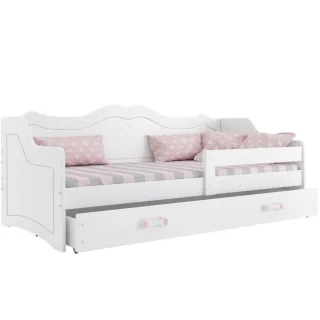 Interbeds Kinderbett, Weiß, Holzwerkstoff, 1 Schubladen, Rechteckig, 80x160 cm, Kinder- & Jugendzimmer, Kindermöbel, Kinderbetten, Kindereinzelbetten