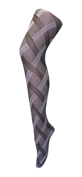 Sock Snob - Farbige 80 Denier blickdichte Damenstrumpfhose - Cable