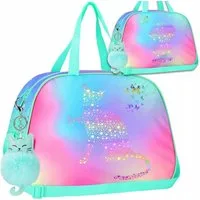 Starpak Sporttasche Sporttasche Mädchen Schule Schwimmen Ombre Katze Hund Starpak (1-tlg)