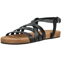 Lazamani Lazamani Sandalen Leder/Textil Riemchensandale