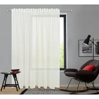 OTTO home Gardine Dolly (1 St), Multifunktionsband, transparent, Transparent, Gewebt, Polyester, extra Breite ab 3 Meter