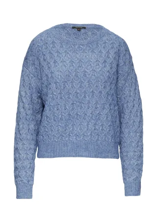 comma - Strickpullover blau - Gr. - S
