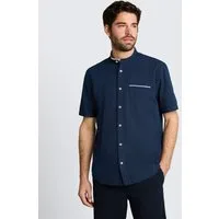 TOM TAILOR Kurzarmhemd Blusen & Shirts Regular Fit Kurzarmhemd mit Stehkragen