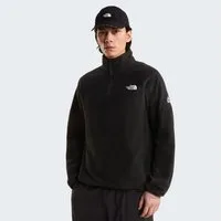 The North Face Sweatshirt M MOUNTAIN ATHLETICS GLACIER 1/4 ZIP FL mit angesetzten Bündchen an Ärmeln und Saum, aus Polyester