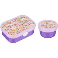 Mepal Lunchbox Campus (2025) Obst- und Bentobox 300 & 750 ml, Kunststoff, (2-tlg), Spülmaschinengeeignet