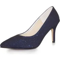 White Lady 938 magic-blue Softglitter Pumps