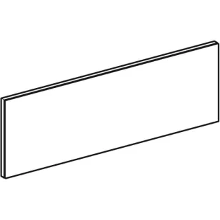 Geberit Front Wandboard, Schwarz, Acanto zu Art.-Nr.: 500.617.16.1, 243773161 243773161