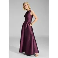 SWING Abendkleid - Robenartiges Abendkleid mit Eingrifftaschen Figurbetonte Passform in A-Linie