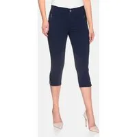 STOOKER WOMEN 7/8-Hose Macau Bengalin Slim Fit Jeans Slim Fit Casual Clean Wash Bengalinqualität Bügelfrei, für Damen