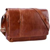 STILORD Laptoptasche "Elias" Echtleder Herren Umhängetasche 15,6 Zoll Businesstasche Leder