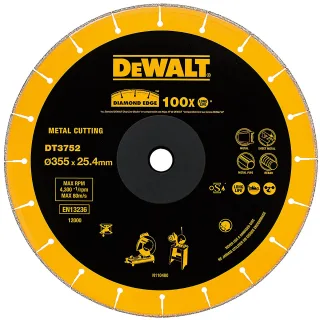 DEWALT Diamond Edge Diamanttrennscheibe 355mm - DT3752-QZ