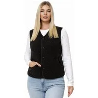 Worldclassca Fellimitatweste Worldclassca Teddy Weste Warm Kuschelig Kurz Herbst Winter Ärmellos Neue Kollektion - Stilvolle und gemütliche Mode für Damen